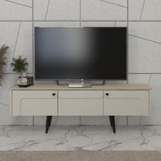 Έπιπλο τηλεόρασης Sevilla Megapap χρώμα sandstone - travertine 150x35x45,6εκ. |  Έπιπλα τηλεόρασης στο espiti