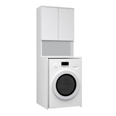 Έπιπλο πλυντηρίου Cozen Megapap χρώμα λευκό 65x60x178εκ. |  Σετ Μπάνιου στο espiti