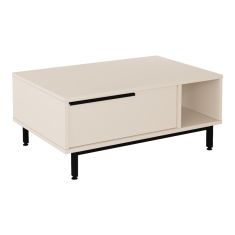 Τραπέζι σαλονιού Frixton pakoworld σε cappuccino απόχρωση 90x60x37.5εκ |  Τραπεζάκια σαλονιού στο espiti