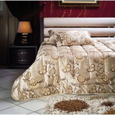 Beauty Home Σετ πάπλωμα υπέρδιπλο Art 1447  220x240  Εμπριμέ,Χρυσαφί       |  Παπλώματα Υπέρδιπλα στο espiti