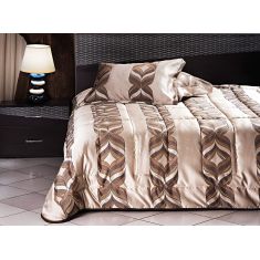 Beauty Home Σετ πάπλωμα υπέρδιπλο Art 1469  220x240  Εμπριμέ,Χρυσαφί,Καφέ       |  Παπλώματα Υπέρδιπλα στο espiti