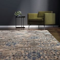 Beauty Home Πατάκι Bliss Art 9625 67x220 Μπεζ,Μόκα,Μπλε       |  Χαλιά Διάδρομοι στο espiti