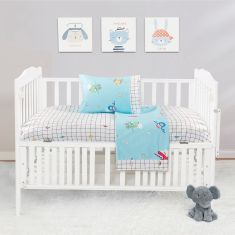 Beauty Home Σετ σεντόνια βρεφικά Art 5179 120x160 Γαλάζιο       |  Βρεφικά Σεντόνια στο espiti