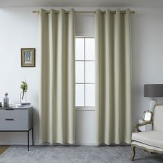 Beauty Home Ύφασμα κουρτίνας Blackout σκίασης Ideal Art 8400  Ύφασμα Φ280 Μπεζ       |  Ετοιμες κουρτίνες με σχέδιο στο espiti