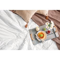 Beauty Home Σεντόνι Ξενοδοχείου υπέρδιπλο 5-Star 300tc Satin 100% Cotton 250x290 Λευκό       |  Υπνοδωμάτιο στο espiti