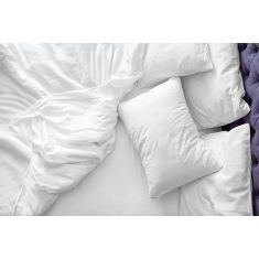 Beauty Home Μαξιλαροθήκη Ξενοδοχείου Lucid Art Ε1030 Percale CVC 80%Cot-20%Pol 52x75 Λευκό       |  Υπνοδωμάτιο στο espiti