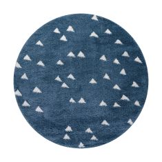 Beauty Home Ροτόντα Fluffie Kids Art 9553 133x133 Μπλε       |  Χαλιά Παιδικά στο espiti