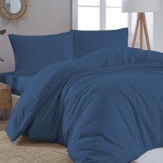 Beauty Home Παπλωματοθήκη υπέρδιπλη μονόχρωμη Art 1999 230x250 Μπλε       |  Παπλωματοθήκες Υπέρδιπλες στο espiti