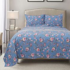Beauty Home Σετ σεντόνια Cotton Brushed υπέρδιπλα Sheraton Art 12003 230x260 Εμπριμέ       |  Σεντόνια Υπέρδιπλα / King Size στο espiti