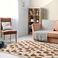 Beauty Home Χαλί Resort Art 9954 Κεραμιδί 133x190      |  Χαλιά Σαλονιού  στο espiti