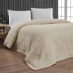 Beauty Home Πικέ μονή Division Αrt 1995 Εκρού 170x240       |  Κουβέρτες Βαμβακερές Μονές στο espiti