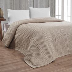 Beauty Home Πικέ μονή Division Αrt 1995 Μπεζ 170x240       |  Κουβέρτες Βαμβακερές Μονές στο espiti