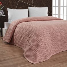 Beauty Home Πικέ μονή Division Αrt 1995 Ροδακινί 170x240       |  Κουβέρτες Βαμβακερές Μονές στο espiti