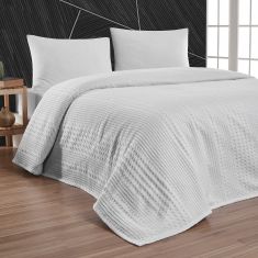 Beauty Home Πικέ μονή Division Αrt 1995 Λευκό 170x240       |  Κουβέρτες Βαμβακερές Μονές στο espiti