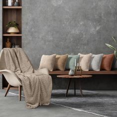 Beauty Home Ριχτάρι Τριθέσιο Lamb Art 8573 180x300 Άμμου       |  Ριχτάρια στο espiti