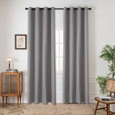 Beauty Home Ύφασμα κουρτίνας με το μέτρο Blackout jacquard σκίασης Glare Art 8444 Φ280 Γκρι       |  Ετοιμες κουρτίνες με σχέδιο στο espiti