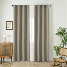 Beauty Home Ύφασμα κουρτίνας με το μέτρο Blackout jacquard σκίασης Glare Art 8444 Φ280 Άμμου       |  Ετοιμες κουρτίνες με σχέδιο στο espiti