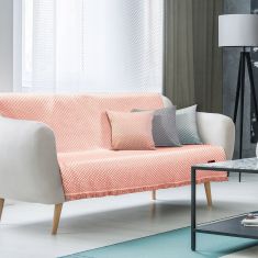 Beauty Home Ριχτάρι Μονοθέσιο Art 8456 180x170 Κοραλί       |  Ριχτάρια στο espiti