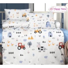 Beauty Home Σετ σεντόνια βρεφικά Art 5601 100x150 Γαλάζιο       |  Βρεφικά Σεντόνια στο espiti