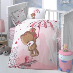 Beauty Home Σετ σεντόνια βρεφικά Art 5602 100x150 Ροζ       |  Βρεφικά Σεντόνια στο espiti