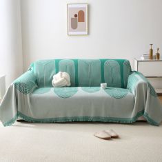 Beauty Home Ριχτάρια σετ 2τμχ Art 8618 (180x250 + 180x300) Πράσινο       |  Ριχτάρια στο espiti