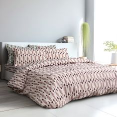 Beauty Home Σετ σεντόνια υπέρδιπλα με λάστιχο Barbados Art 12182 170x200+30 Σομόν       |  Σεντόνια Υπέρδιπλα / King Size στο espiti
