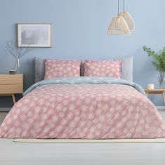Beauty Home Σετ σεντόνια μονά με λάστιχο Bali Art 12082 105x200+30 Σομόν,Σιελ       |  Σεντόνια Υπέρδιπλα / King Size στο espiti