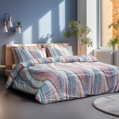 Beauty Home Σετ σεντόνια King size Maldives Art 12087 270x260 Σιελ,Μπεζ       |  Σεντόνια Υπέρδιπλα / King Size στο espiti