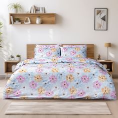 Beauty Home Σετ σεντόνια King size Hawai Art 12088 270x260 Σιελ       |  Σεντόνια Υπέρδιπλα / King Size στο espiti