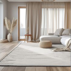 Beauty Home Σετ Κρεβ/ρας 3τμχ Cozy Art 9637 Εκρού       |  Χαλιά Κρεβατοκάμαρας στο espiti