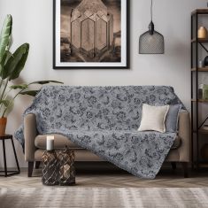 Beauty Home Ριχτάρι Τετραθέσιο Art 8627 180x350 Σκούρο Γκρι       |  Ριχτάρια στο espiti