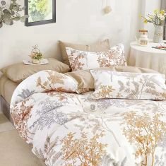 Beauty Home Σετ σεντόνια υπέρδιπλα με λάστιχο Art 12602 Rossi 165x200+30 Εκρού,Μπεζ       |  Σεντόνια Υπέρδιπλα / King Size στο espiti