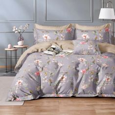 Beauty Home Σετ σεντόνια υπέρδιπλα με λάστιχο Art 12606 Marin 165x200+30 Λιλά       |  Σεντόνια Υπέρδιπλα / King Size στο espiti
