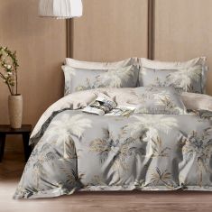 Beauty Home Σετ σεντόνια υπέρδιπλα με λάστιχο Art 12615 Olivier 165x200+30 Γκρι       |  Σεντόνια Υπέρδιπλα / King Size στο espiti