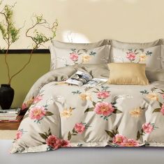 Beauty Home Σετ παπλωματοθήκη υπέρδιπλη Art 12620 Alessandro 230x250 Μπεζ,Ροζ       |  Παπλωματοθήκες Υπέρδιπλες στο espiti