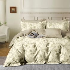 Beauty Home Σετ κουβερλί υπέρδιπλο Art 12622 Charles 220x240 Μπεζ       |  Κουβερλί Υπέρδιπλα στο espiti