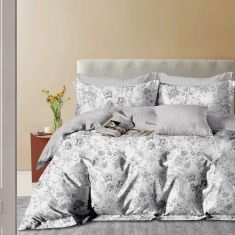 Beauty Home Σετ παπλωματοθήκη υπέρδιπλη Art 12624 Leos 230x250 Γκρι       |  Παπλωματοθήκες Υπέρδιπλες στο espiti