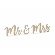 Beauty Home ΞΥΛΙΝΟ ΔΙΑΚΟΣΜΗΤΙΚΟ ΧΡΥΣΟ MR & MRS       |  Διακοσμητκά στο espiti