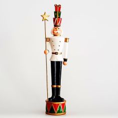 Beauty Home ΣΤΡΑΤΙΩΤΗΣ ΜΕ ΡΑΒΔΙ, 46cm       |  Χριστουγεννιάτικα Διακοσμητικά στο espiti