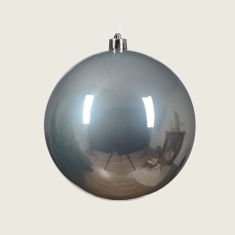 Beauty Home ΑΘΡΑΥΣΤΗ ΜΠΑΛΑ ΑΣΗΜΙ 14cm       |  Χριστουγεννιάτικα Στολίδια στο espiti