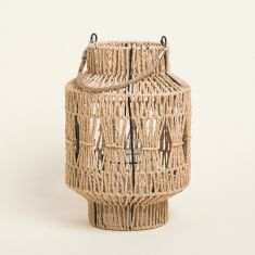Beauty Home ΦΑΝΑΡΙ ΧΕΙΡΟΠΟΙΗΤΟ ΜΕ ΚΟΡΔΟΝΙ 36 x 24 cm       |  Διακοσμητκά στο espiti