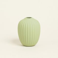 Beauty Home ΒΑΖΟ ΡΙΓΕ 8 x 10 cm ΛΑΧΑΝΙ       |  Βάζα στο espiti