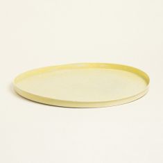 Beauty Home ΔΙΣΚΟΣ ΜΕΤΑΛΛΙΚΟΣ ΑΝΑΓΛΥΦΟΣ ΚΙΤΡΙΝΟΣ 60 CM       |  Διακοσμητκά στο espiti