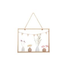 Beauty Home ΚΑΔΡΟ ΜΕ ΜΙΚΡΑ ΒΑΖΑΚΙΑ 40 x 30 x 4,5 cm       |  Διακοσμητκά στο espiti