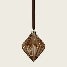 Beauty Home ΦΑΝΑΡΙ ΕΣΩΤΕΡΙΚΟΥ ΧΩΡΟΥ ΔΙΑΜΑΝΤΙ 16 CM ΜΕ LED       |  Χριστουγεννιάτικα Στολίδια στο espiti