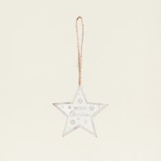 Beauty Home ΞΥΛΙΝΗ ΦΙΓΟΥΡΑ ΑΣΤΕΡΙ MERRY CRISTMAS       |  Χριστουγεννιάτικα Στολίδια στο espiti