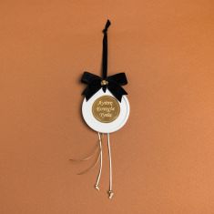 Beauty Home ΚΡΕΜΑΣΤΟ ΣΤΡΟΓΓΥΛΟ ΚΕΡΑΜΙΚΟ ME PLEXI ΑΓΑΠΗ ΕΥΤΥΧΙΑ ΥΓΕΙΑ ΜΑΥΡΟ       |  Χριστουγεννιάτικα Στολίδια στο espiti