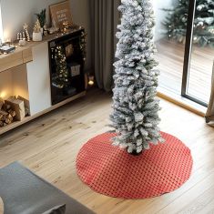 Beauty Home ΠΟΔΙΑ ΔΕΝΤΡΟΥ 90 CM ΖΑΚΑΡ ΟΡΙΕΝΤΑΛ ΚΟΚΚΙΝΟ-ΧΡΥΣΟ       |  Χριστουγεννιάτικα Διακοσμητικά στο espiti