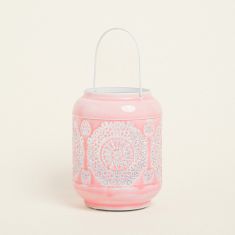Beauty Home ΦΑΝΑΡΙ ΜΕΤΑΛΙΚΟ ΡΟΖ 15 x 20 cm       |  Διακοσμητκά στο espiti