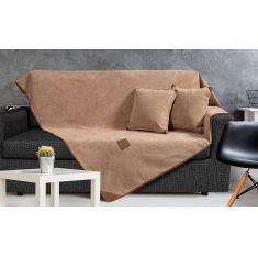 Beauty Home Ριχτάρι Τετραθέσιο Camel Art 8241 180x350 Μπεζ       |  Ριχτάρια στο espiti